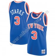 Camisetas Baloncesto NBA New York Knicks 1991-92 John Starks 3# Azul Hardwood Classics Swingman..